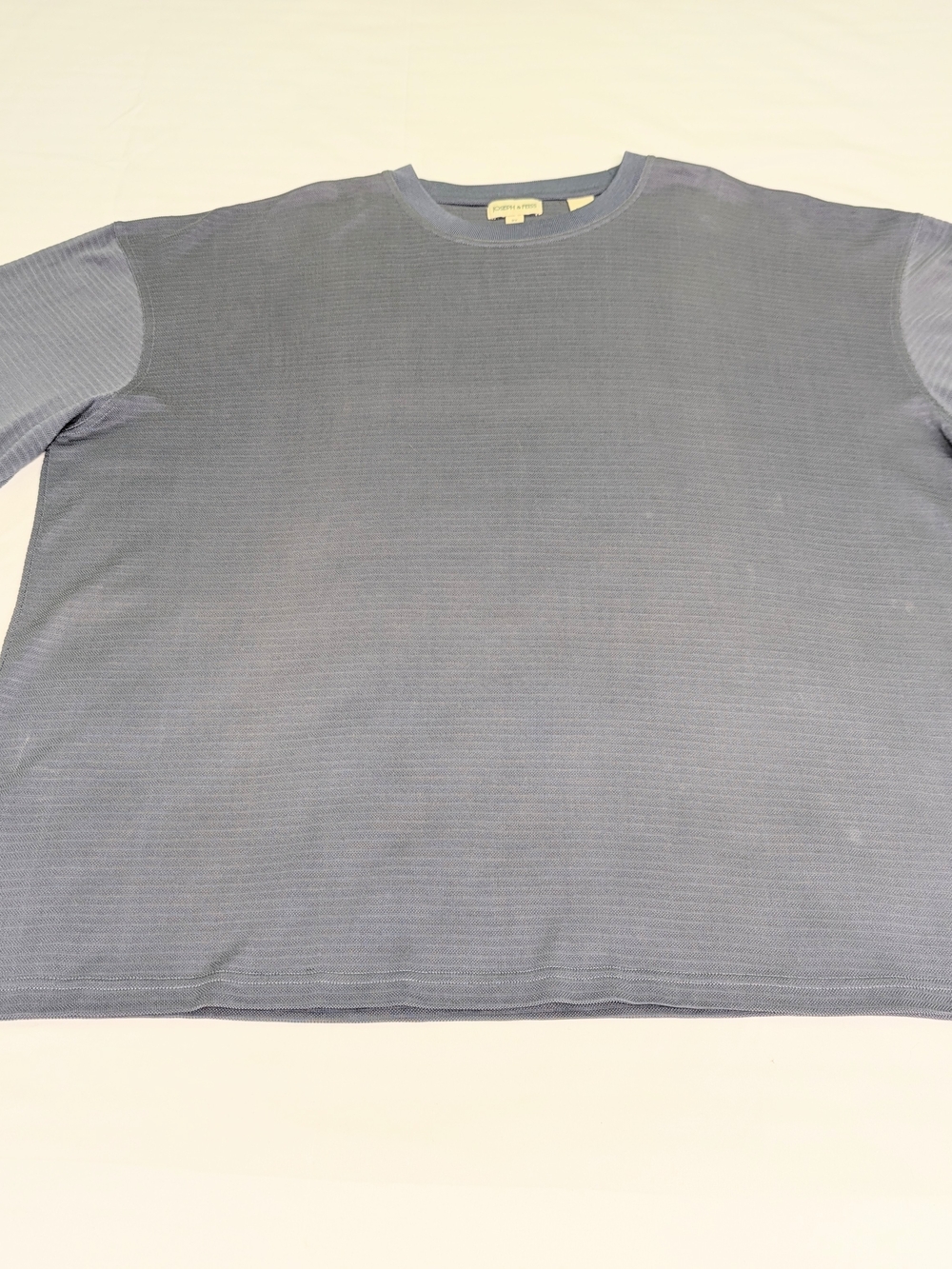 Joseph & Feiss Men's Crew Neck Shirt - Slate Blue